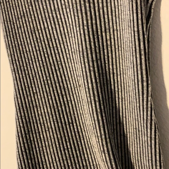 A+ Ellen Form-fitting Striped Ribbed dress - Picture 3 of 3
